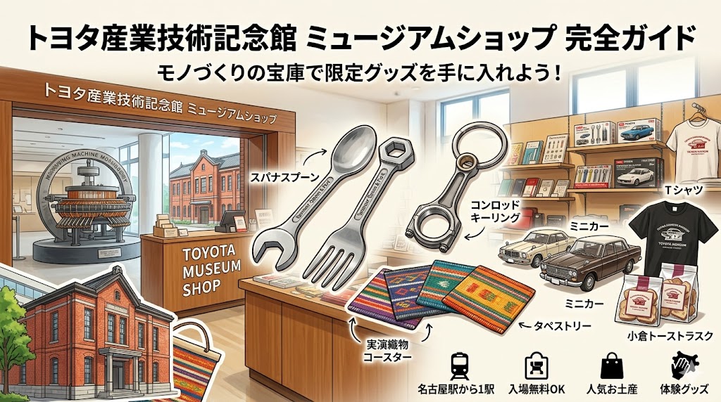 トヨタ産業技術記念館ミュージアムショップ