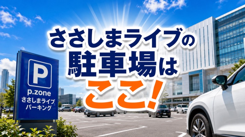 ささしまライブの駐車場