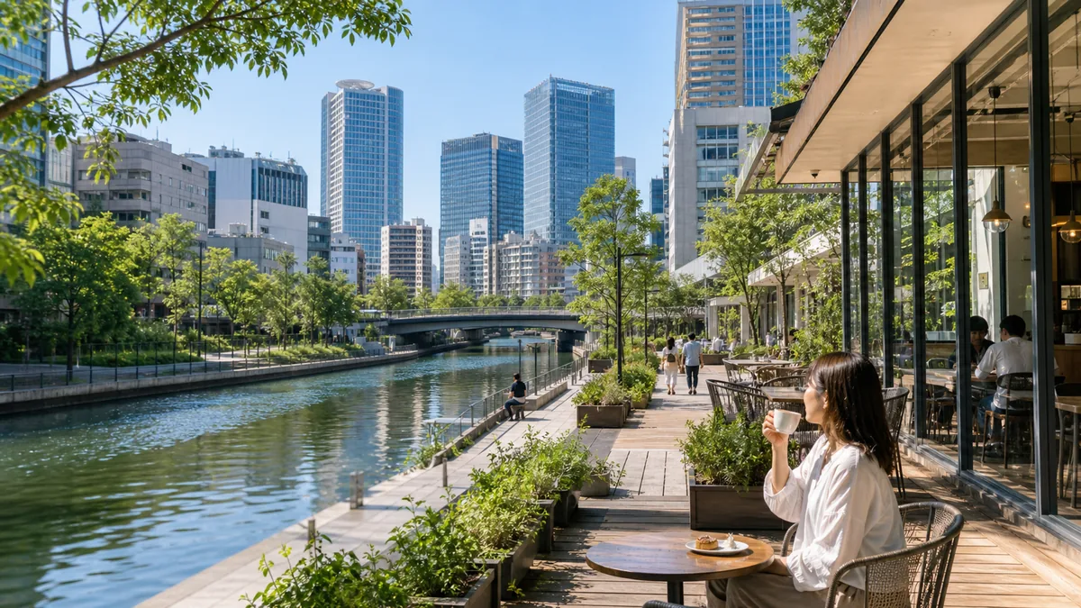 ささしまライブのカフェが注目される理由｜名古屋駅から徒歩10分の水辺空間の解説画像