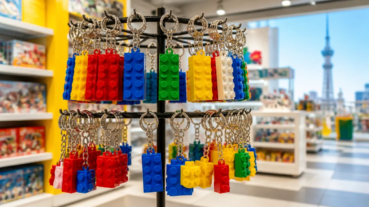 レゴランドお土産キーホルダーはどこで買える？ショップ別の品揃えマップの解説画像