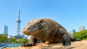 コドモオオトカゲの正体はコモドドラゴン｜名古屋で日本唯一の展示に会いに行こうのアイキャッチ画像