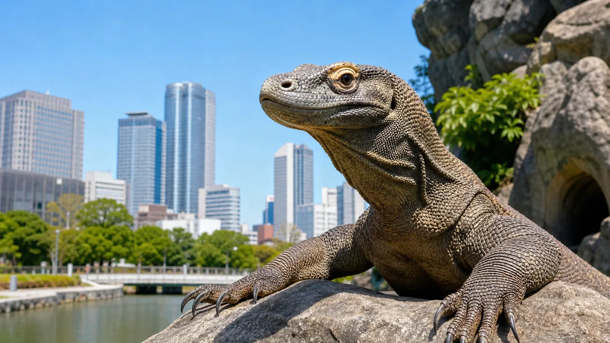 オオトカゲ属とは?名古屋の東山動物園にいるコモドドラゴンも仲間の解説画像