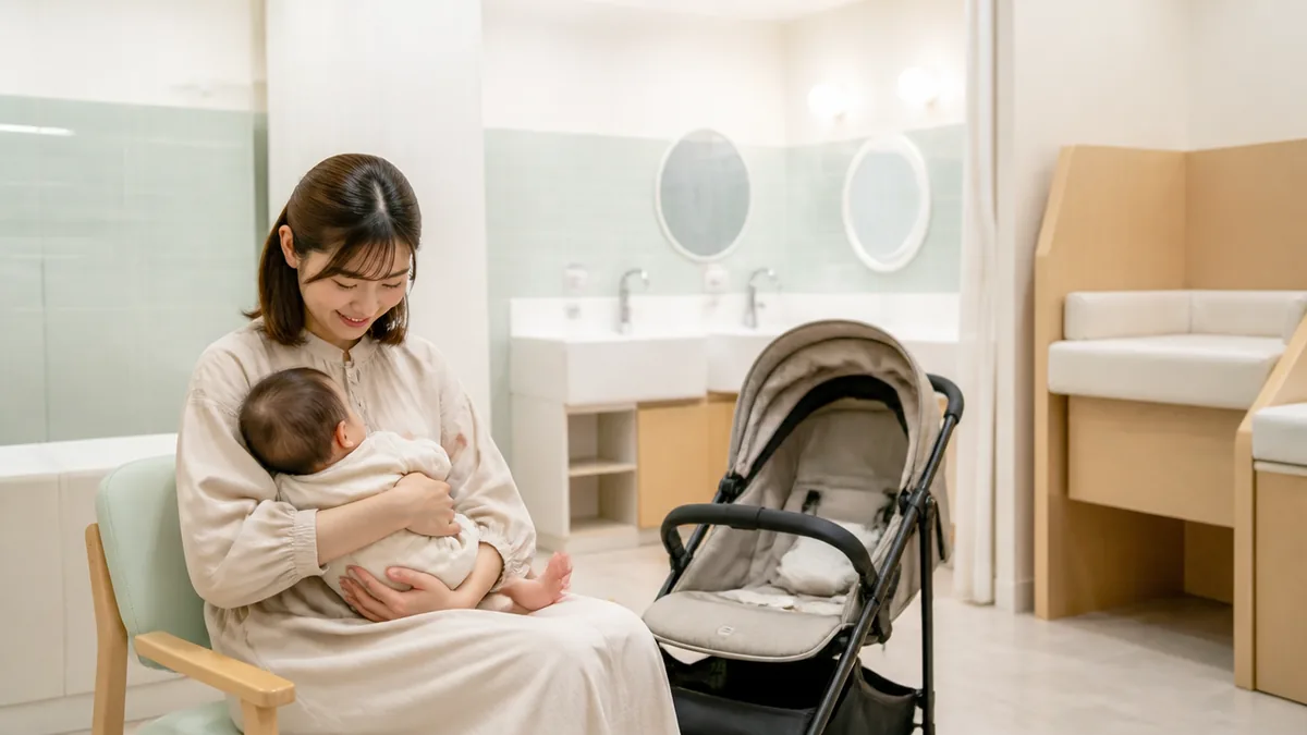 授乳室・おむつ替えスポットは館内に何か所ある？の解説画像