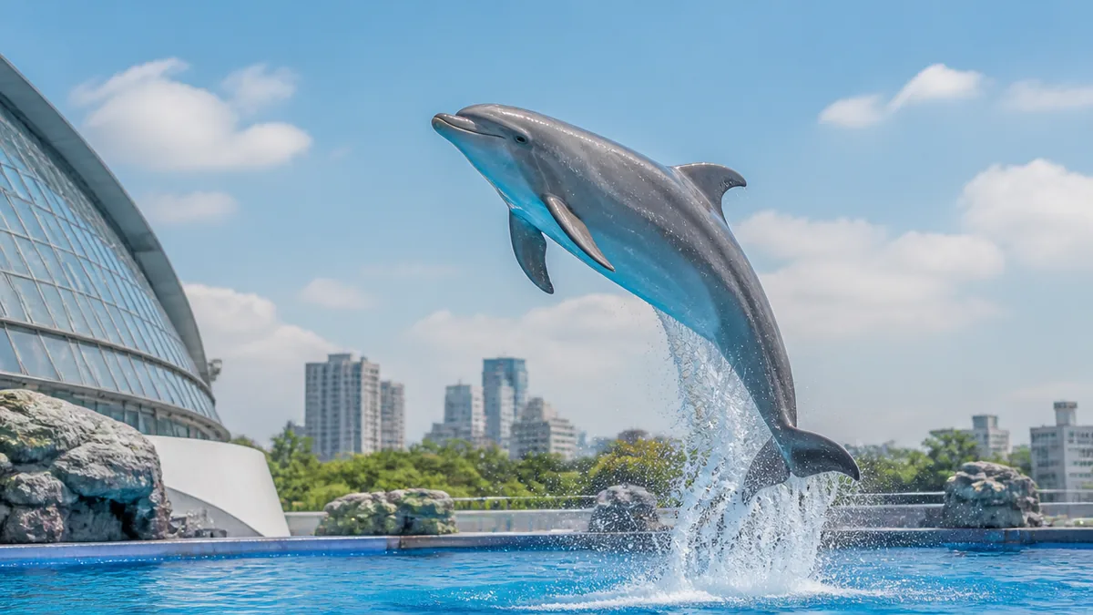 名古屋港水族館のイルカパフォーマンスは日本最大級|楽しみ方ガイドの解説画像