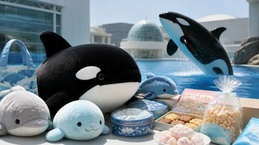 名古屋港水族館のお土産は限定品が豊富｜人気ぬいぐるみ・お菓子と買い逃さない攻略法のアイキャッチ画像