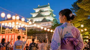 名古屋城夏まつり完全ガイド｜盆踊り・屋台・浴衣割引まで楽しみ方を徹底解説のアイキャッチ画像