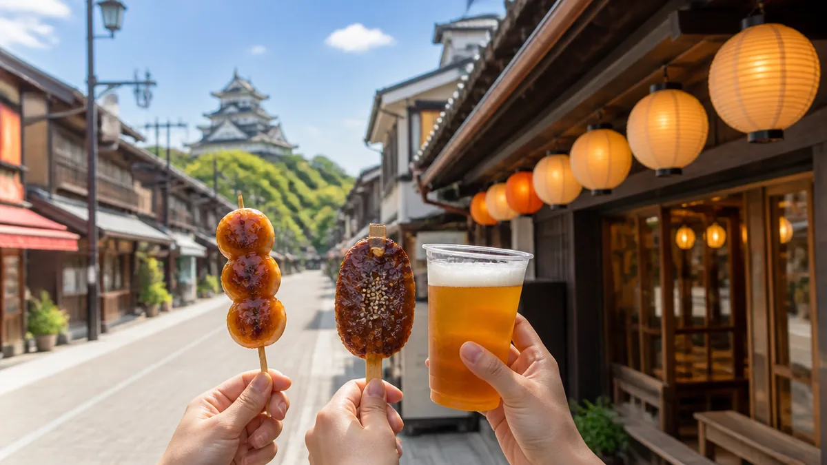 昭和横丁とは?犬山城下町の昭和レトロな食べ歩きストリートの解説画像