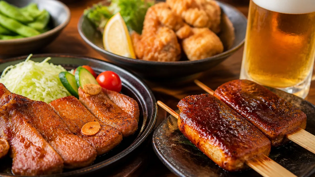 昭和横丁のガッツリ系グルメ|ランチ・おつまみ編の解説画像