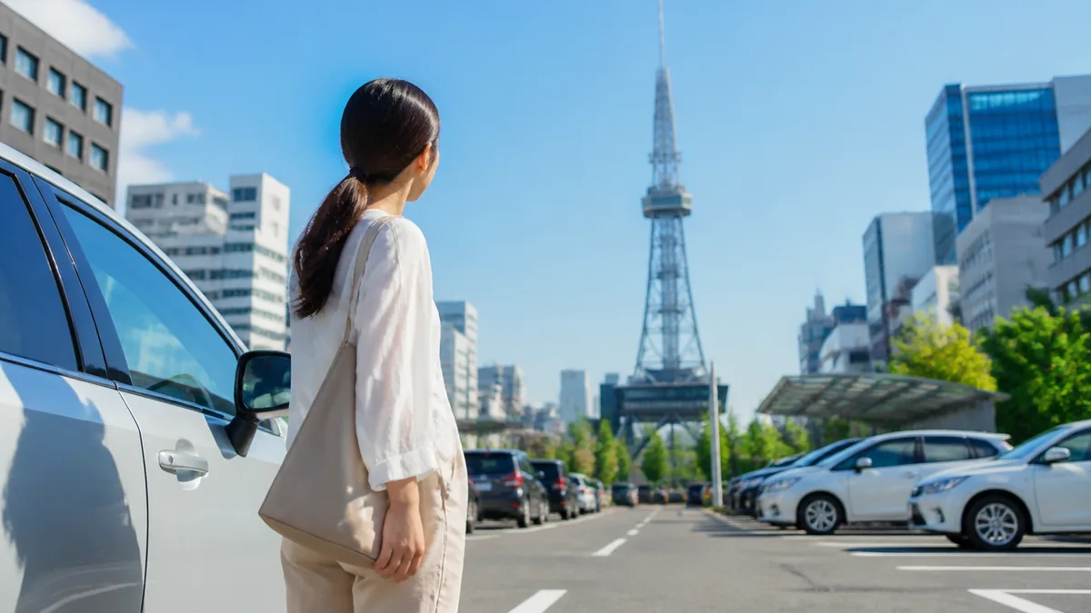 昭和横丁へのアクセスと周辺駐車場の解説画像