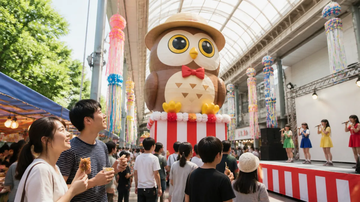 ステージ・屋台・コンクール｜会場で楽しめる過ごし方の解説画像