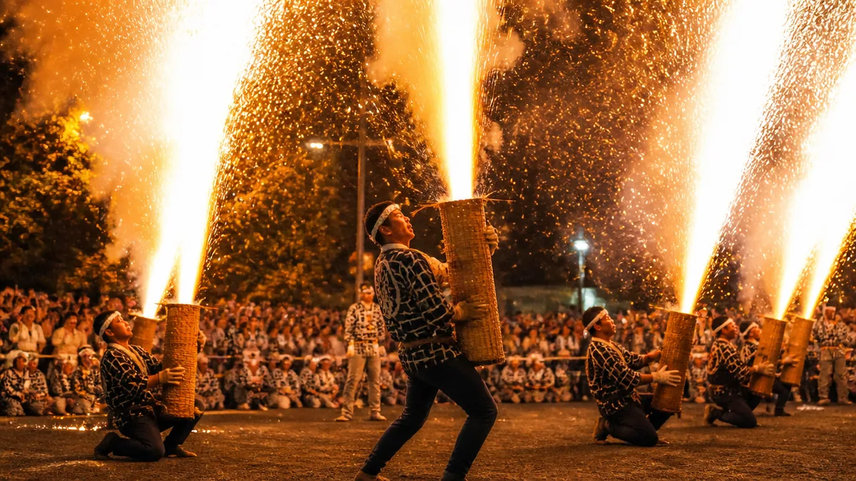 大須夏まつりは手筒花火90本がフィナーレ｜2026年の日程・コスプレ・盆踊り完全ガイドのアイキャッチ画像