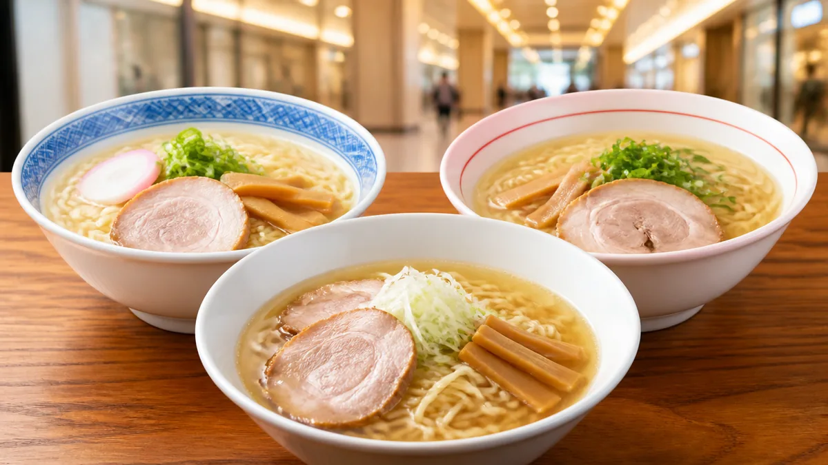 あっさり派が選ぶべき和歌山・喜多方・函館の3杯の解説画像