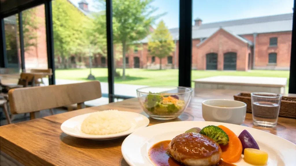 トヨタ産業技術記念館のレストランは入館不要で使える｜ランチ・カフェ全メニューガイドのアイキャッチ画像