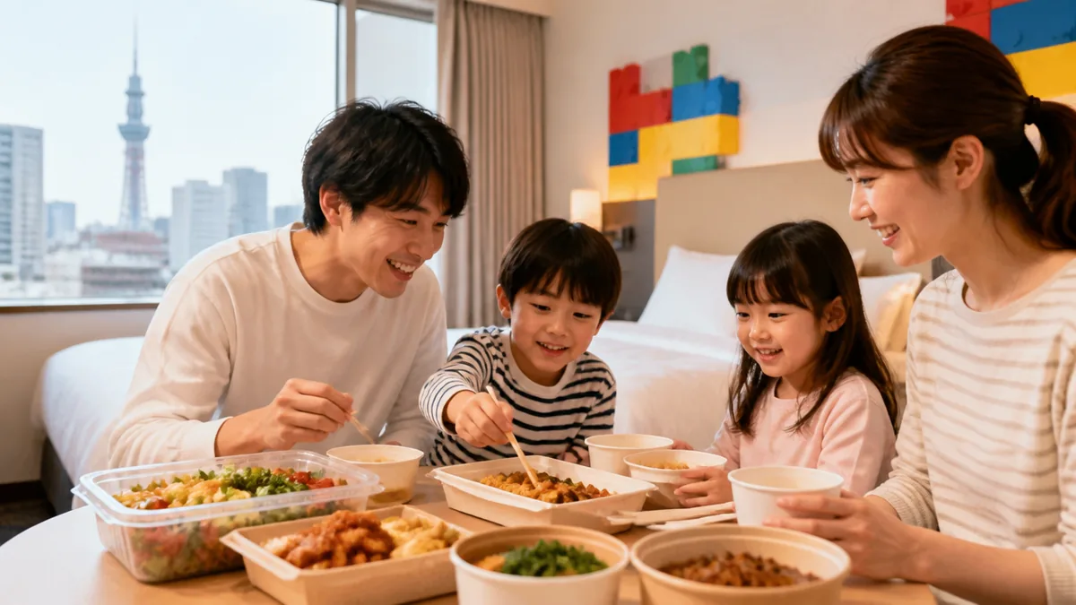 テイクアウト&持ち込みでレゴランドのホテル夕食を部屋で済ませる裏ワザの解説画像