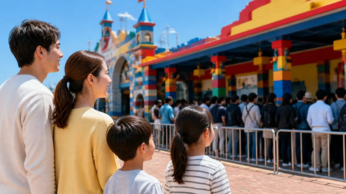 レゴランドのアトラクション待ち時間は平日・休日・繁忙期でどう変わる?の解説画像