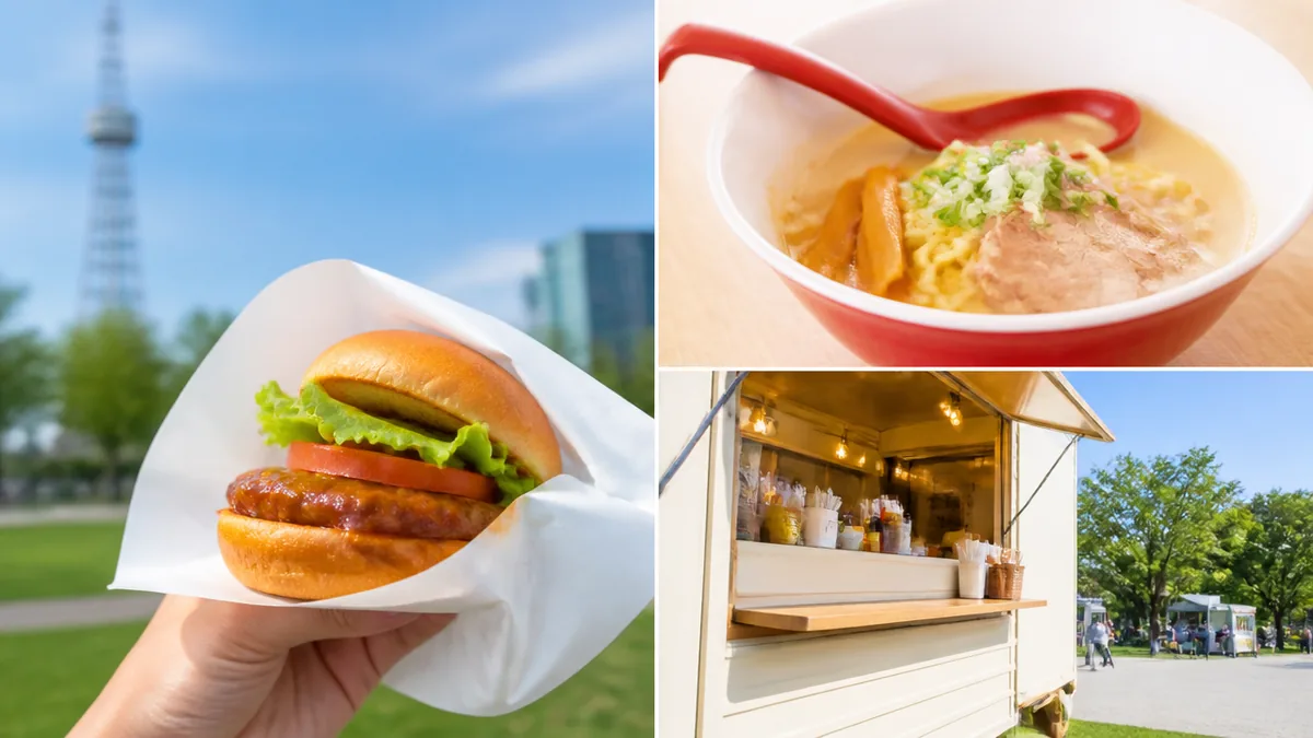 手軽に食べたい日のモリコロパークランチ|モスバーガー・スガキヤ・キッチンカーの解説画像