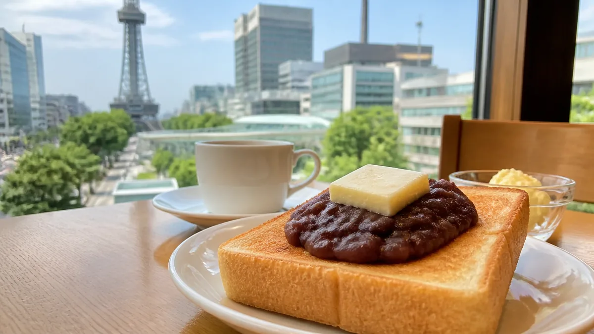 名古屋小倉トーストモーニングの相場と賢い楽しみ方｜ドリンク代+0円の店もの解説画像