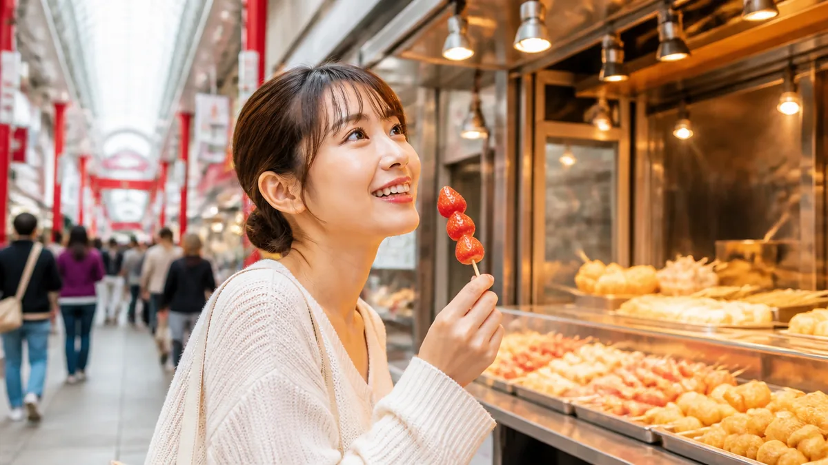【1日目・午後】大須商店街で食べ歩き→栄の夜景まで一気に楽しむの解説画像