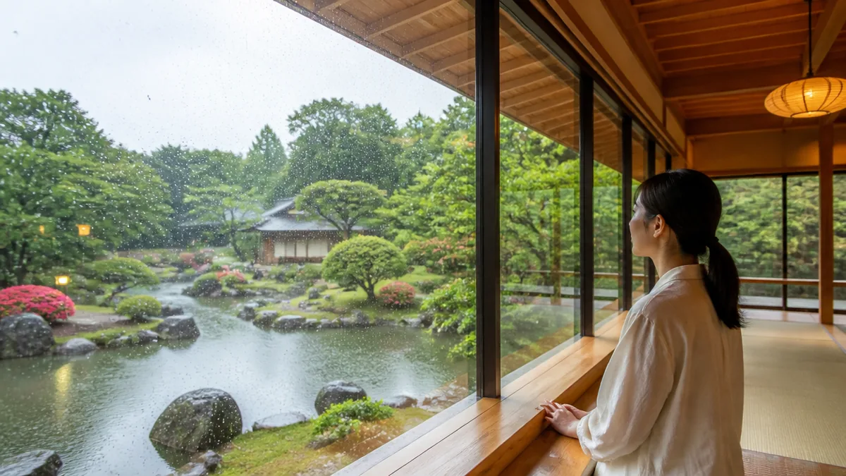 徳川美術館と徳川園は雨の日にこそ映える穴場の文化スポットの解説画像