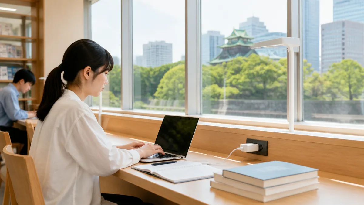Wi-Fiと電源が使える館を比較するの解説画像