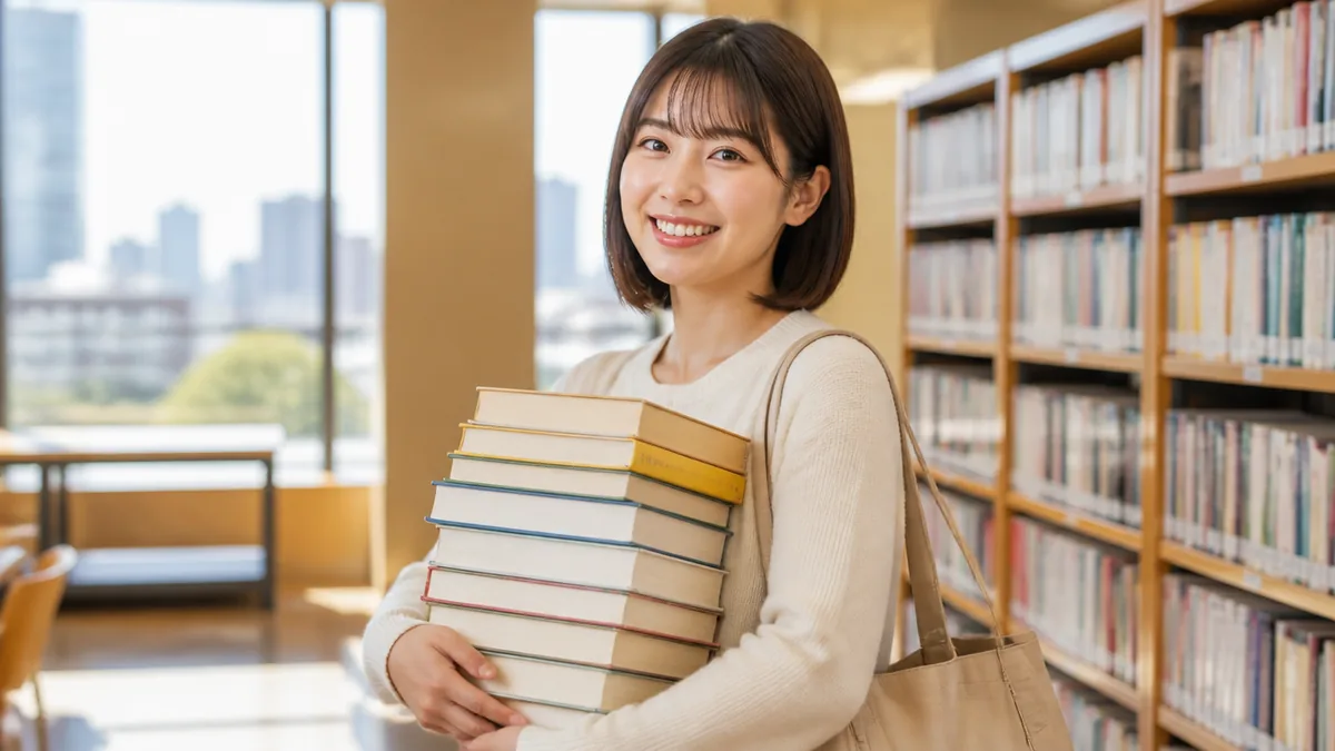 名古屋市図書館の本の借り方は10冊まで2週間が基本の解説画像