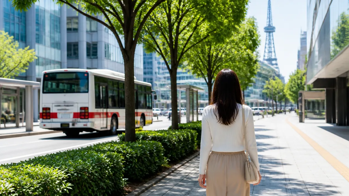 歩いても15分|大津通を南下する徒歩ルートが実はわかりやすいの解説画像