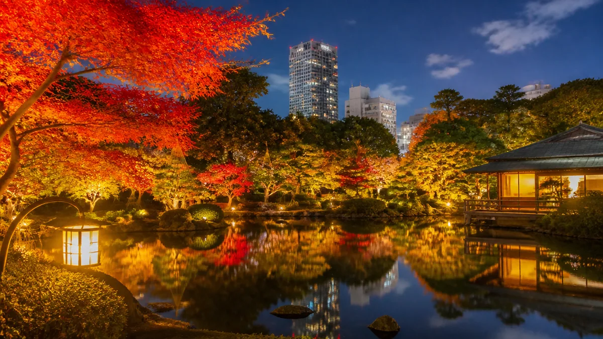 夜が本番の名園2つ|徳川園と白鳥庭園は300円でライトアップまで楽しめるの解説画像