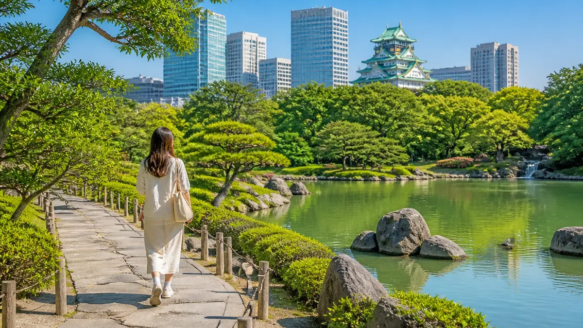 海に見立てた池を歩く|順路どおりに追う見どころの解説画像