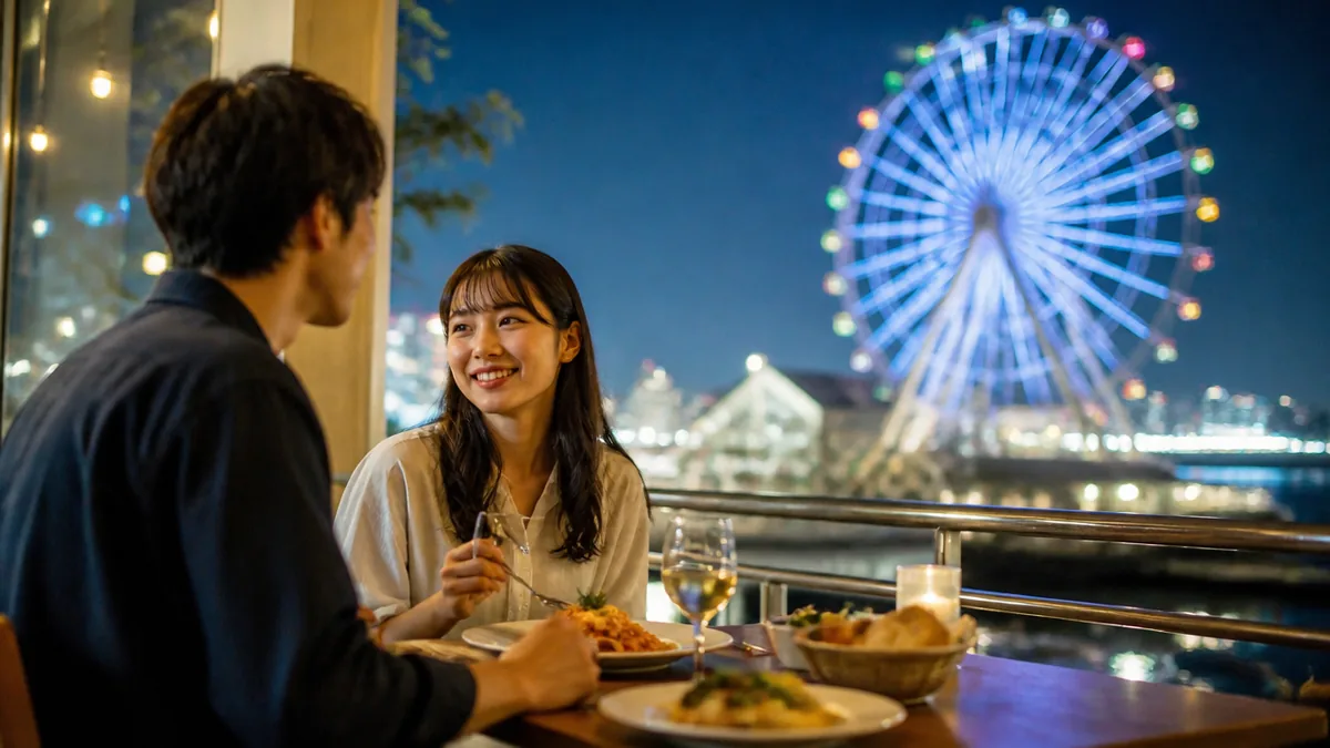 夜ごはんはどこで食べる?ガーデンふ頭の食事事情の解説画像