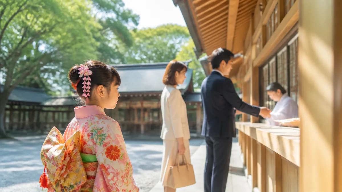 熱田神宮の七五三当日は受付→待機→ご祈祷の3ステップ|所要時間40〜60分の解説画像