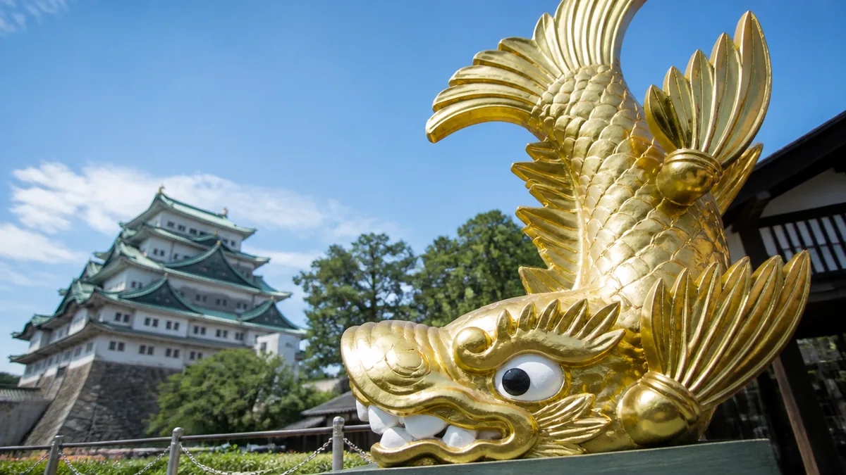名古屋城の金シャチに触れる距離で会えるのはどこ?答えは金シャチ横丁の「鯱上々」の解説画像