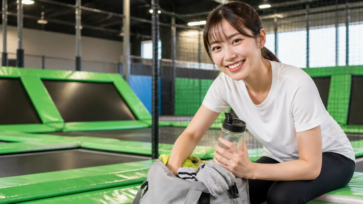 30分でしっかり疲れる|跳ぶ前の持ち物と体調の注意の解説画像