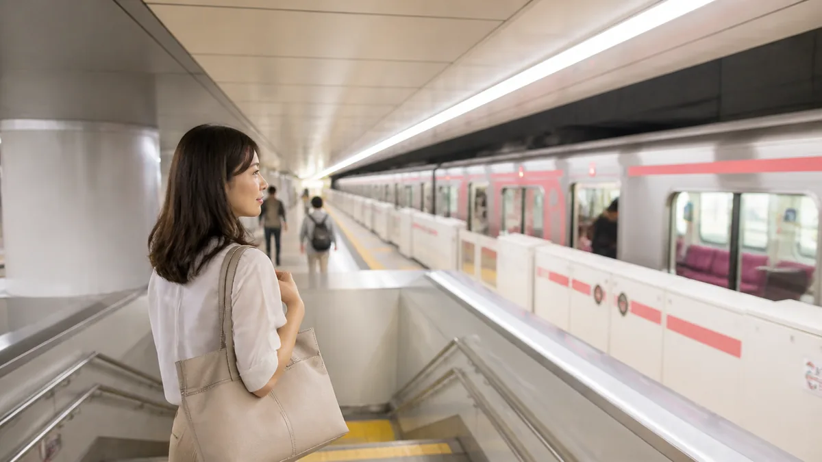 名古屋駅から桜通線の乗り場は3番線と4番線|地下3階まで下りるのが正解の解説画像