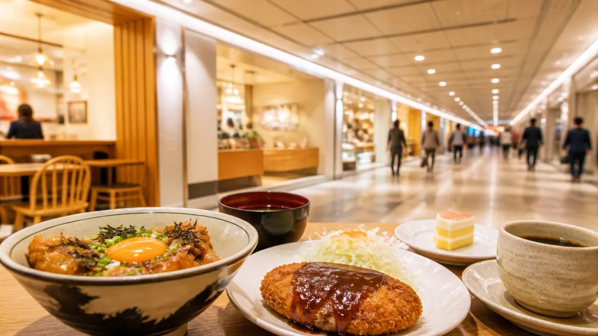 地下1階は名古屋めしとカフェが揃うコスパ階の解説画像