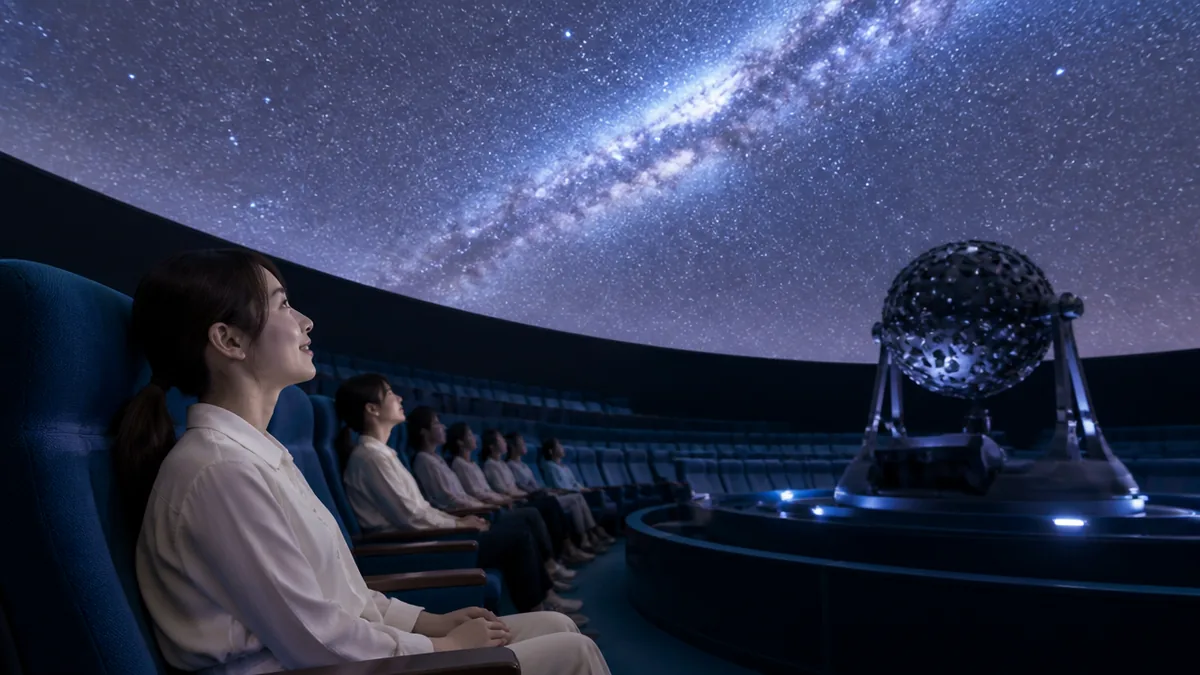 名古屋市科学館のプラネタリウムで席選びが結果を左右する理由の解説画像