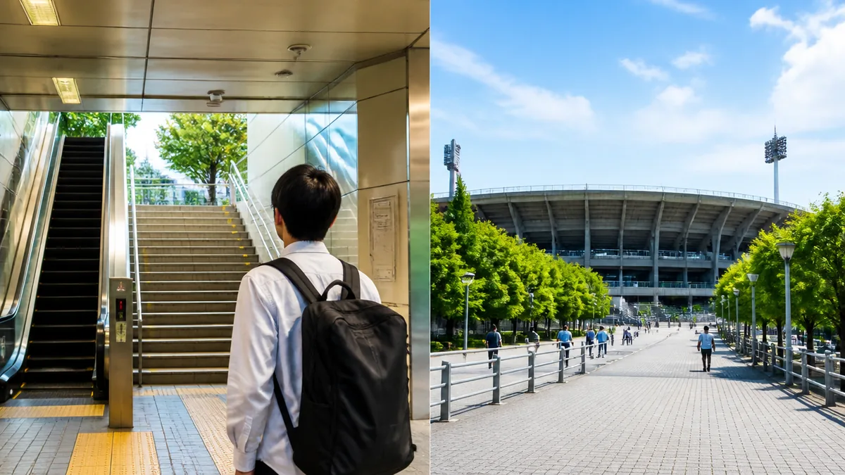 パロマ瑞穂スタジアムのアクセスは「東か西か」で9割決まるの解説画像