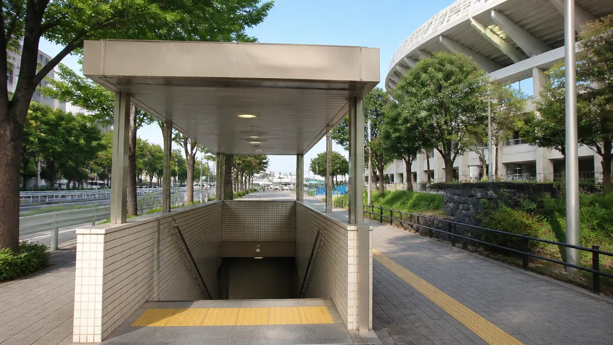 名城線「瑞穂運動場東」からの行き方を細かく解説の解説画像