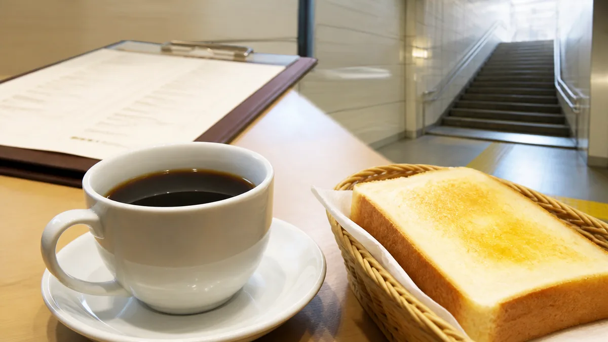 メニューを全部見る|コーヒー350円からの価格表の解説画像