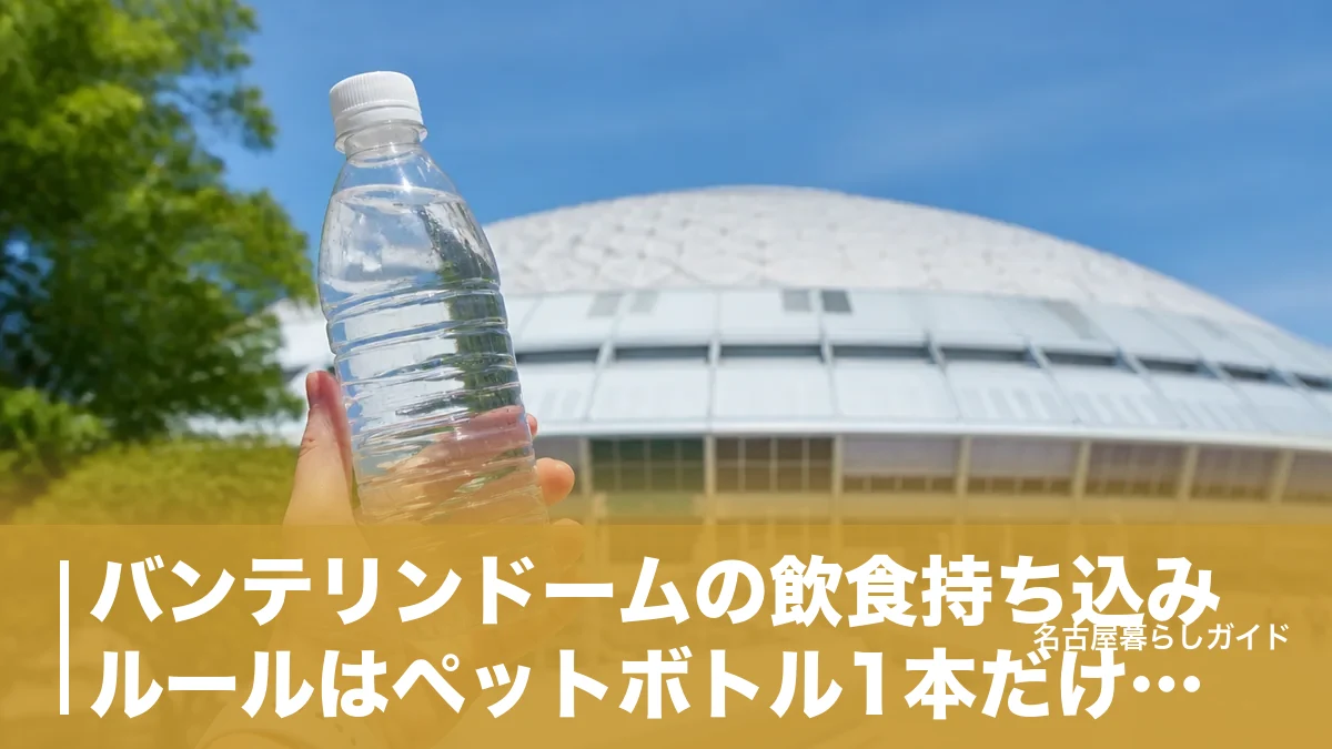 バンテリンドームの飲食持ち込みルールはペットボトル1本だけOK|2026年最新の可否リストのアイキャッチ画像