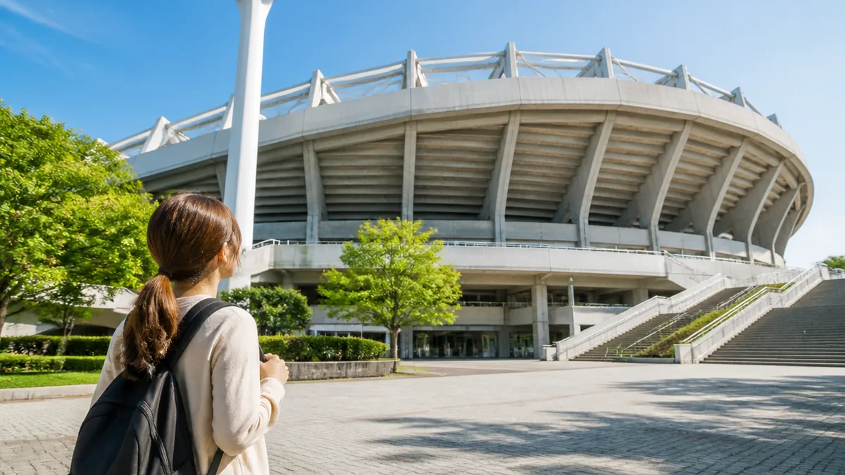 約30,000席の新スタジアムは、競技をしなくても入れるの解説画像