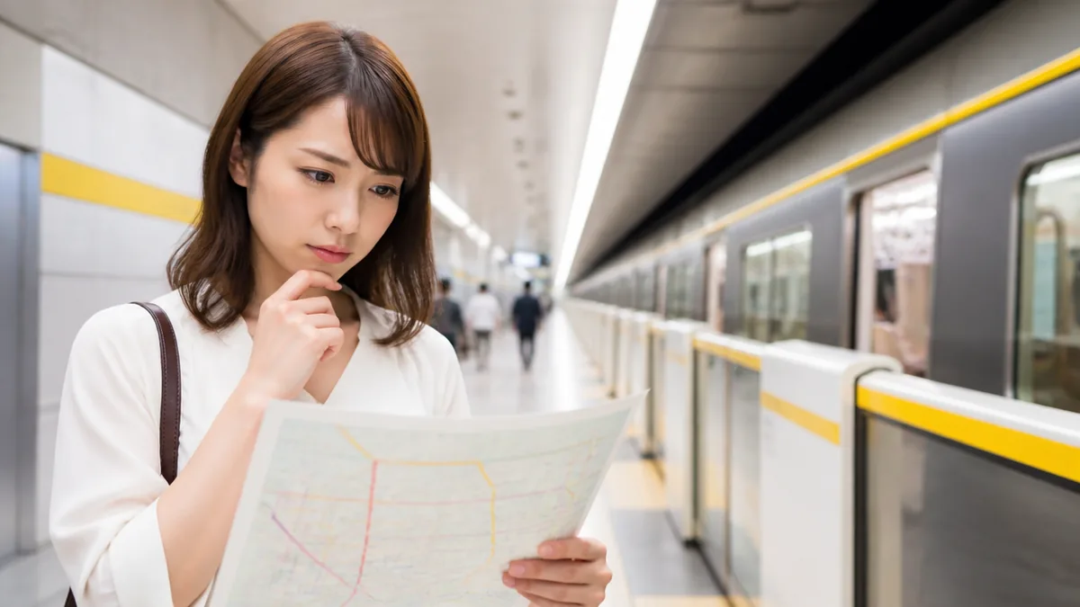 乗り場で迷わないための手順と、よくある失敗の解説画像