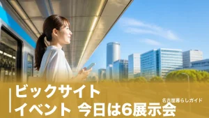 ビックサイト イベント 今日は6展示会｜10月1日の会場・時間と入場前の落とし穴のアイキャッチ画像
